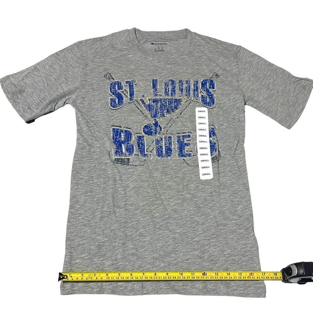 Champion Men’s St. Louis Blues T Shirt Size Small - Picture 2 of 4